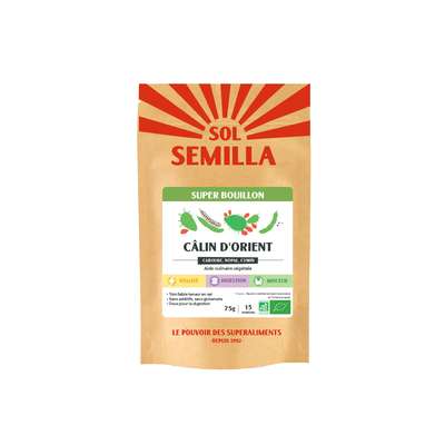 Bouillon Câlin d'Orient BIO, Sol Semilla (75 g)