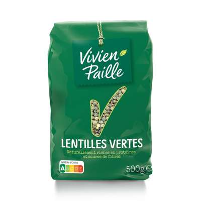 Lentilles vertes, Vivien Paille (500 g)
