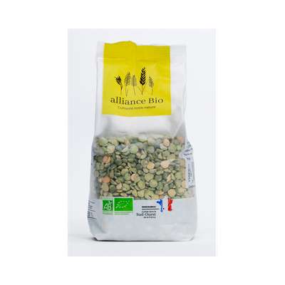 Pois cassés BIO, Alliance BIO (500 g)