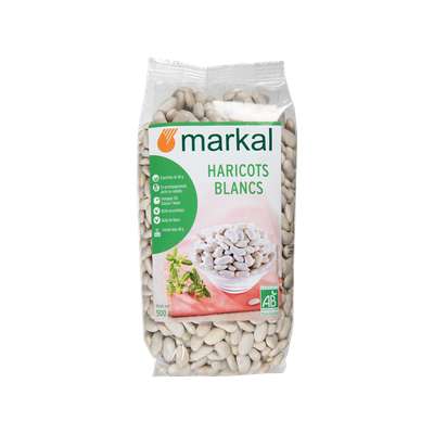 Haricots blancs médium BIO, Markal BIO (500 g)