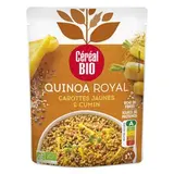 Quinoa Royal aux carottes jaunes et cumin, Céréal BIO (220 g)