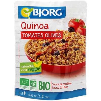 Quinoa, Tomate, Olives BIO, Bjorg (250 g)