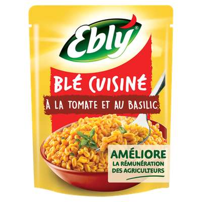 Blé Tomate Basilic express 2 minute, Ebly (220 g)