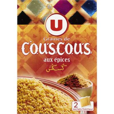 Graines de couscous aux épices, U (x 2, 250 g)