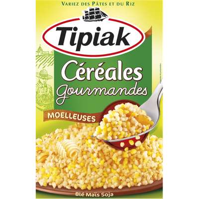 Céréales Gourmandes (blé, maïs, soja), Tipiak (400 g)