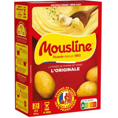 Purée Mousline, Maggi (x 3 sachets, 195 g)