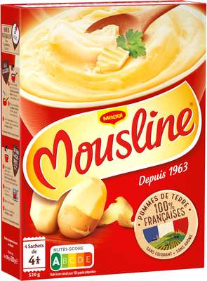 Purée nature Mousline, Maggi (x 4 sachets, 520 g)