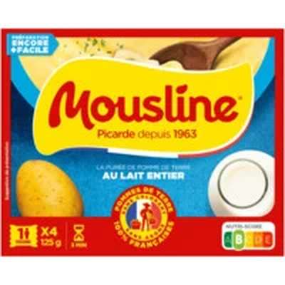 Purée au lait entier Mousline, Maggi (x 4 sachets, 125 g)