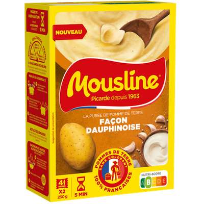 Purée façon dauphinoise Mousline, Maggi (2 x 125 g)