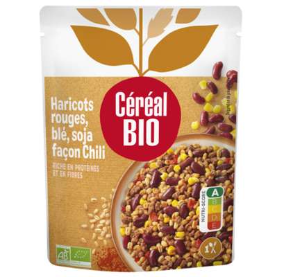 Haricots blé soja façon chili, Céréal BIO (220 g)