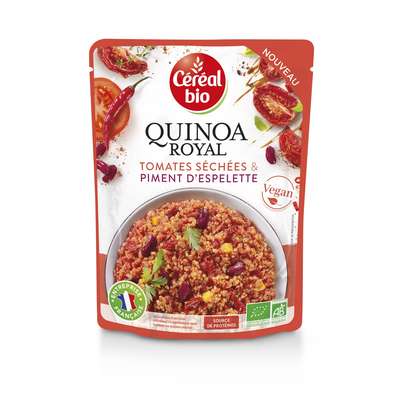 Quinoa royal tomates séchées piment d'espelette BIO, Céréal BIO (220 g)