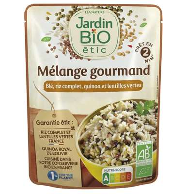 Céréales et lentilles BIO, Jardin Bio (250 g)