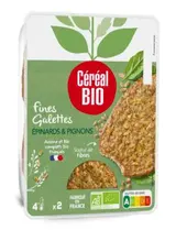 Galettes fines épinards et pignons BIO, Céréal Bio (x 2, 180 g)