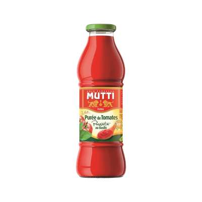 La passata purée de tomate et basilic, Mutti (700 g)