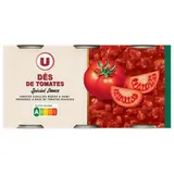 Pulpe de tomates en dés, U (x 3)