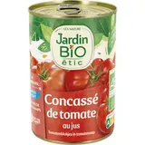 Concassé de tomates au jus BIO, Jardin BIO (400 g)