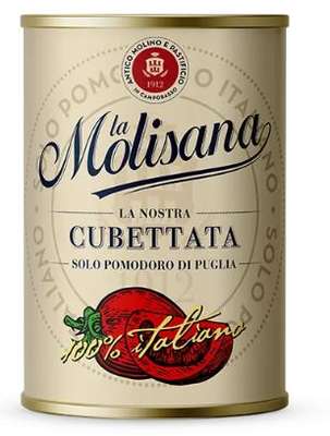 Polpa de tomates en dés "cubettata", La Molisana (400 g)