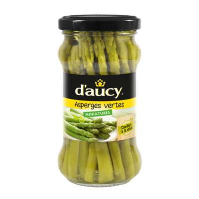 Asperges vertes miniatures, D'aucy (100 g)