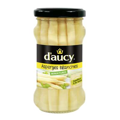 Asperges blanches miniatures, D'aucy (110 g)