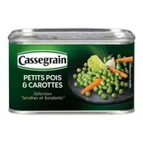 Petits pois carottes sélection, Cassegrain (265 g)