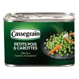 Petits pois carottes, Cassegrain (465 g)