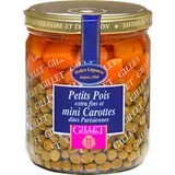 Petits Pois Extra-fins et jeunes carottes parisiennes, Gillet Contres (260 g)