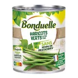 Haricots verts extra fins sans résidus de pesticides, Bonduelle (440 g)
