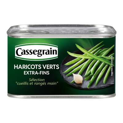 Haricots verts extra fins, Cassegrain (220 g)