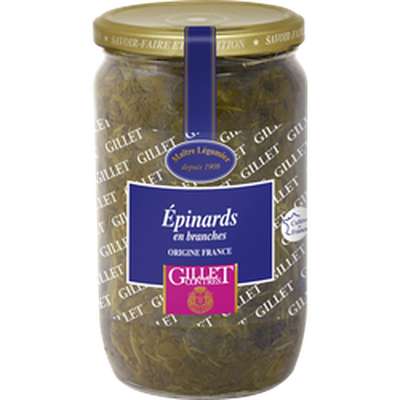 Épinards branche, Gillet Contres (630 g)