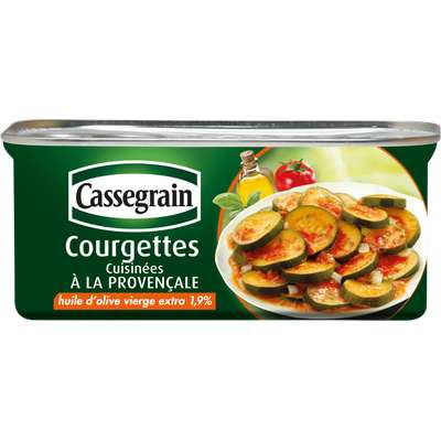 Courgettes à la provençale, Cassegrain (185 g)