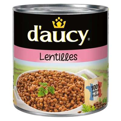 Lentilles préparées, D'aucy (265 g)