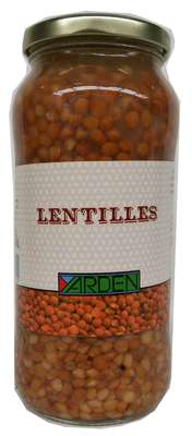 Lentilles cuisinées, Yarden (580 g)