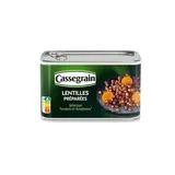 Lentilles cuisinées aux oignons et carottes, Cassegrain (265g)