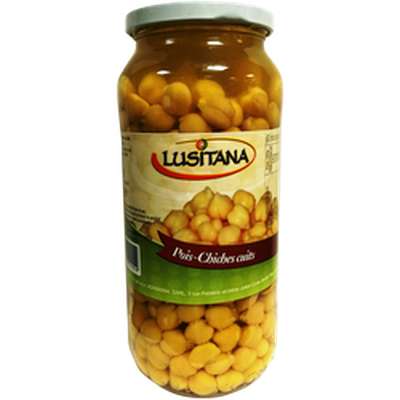 Pois chiches cuits, Lusitana (400 g)