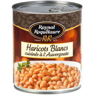 Plat cuisiné haricots blancs auvergnate, Raynal et Roquelaure (820 g)
