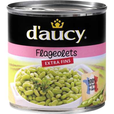 Flageolets extra-fins, D'aucy (265 g)
