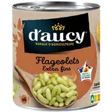 Flageolets verts extra-fins, D'aucy (530 g)