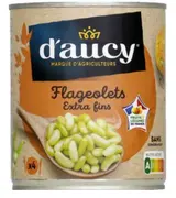 Flageolets extra fins, D'aucy LOT DE 3 (3 x 530 g)