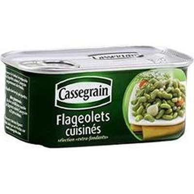 Flageolets cuisinés, Cassegrain (200 g)