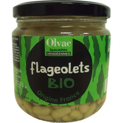 Flageolets BIO, Olvac (410 g)