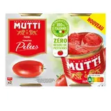 Tomates pelées zéro résidu de pesticides, Mutti (2 x 400 g)