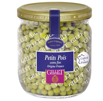 Petits pois extra fins, Gillet Contres (275 g)