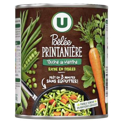 Légumes pôelée printanière,  U (580 g)