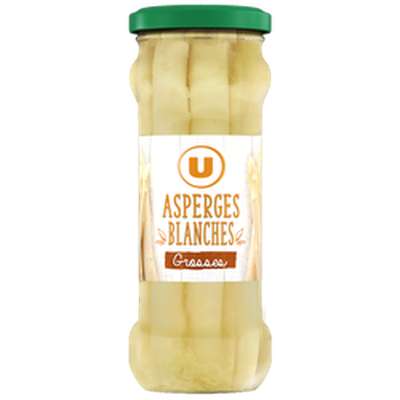 Asperges blanches grosses, U (205 g)