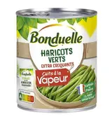 Haricots verts cuisson vapeur, Bonduelle (440 g)