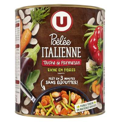 Légumes cuisinés pôélée italienne, U (580 g)