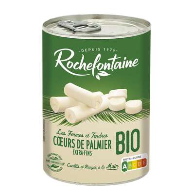 Coeurs de palmiers BIO, Rochefontaine (220 g)