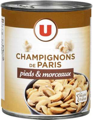 Champignons de Paris pieds et morceaux, U (460 g)