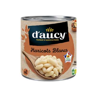 Haricots blancs préparés, D'Aucy (250 g)