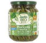 Haricots verts extra fin rangés main BIO, Jardin Bio (340 g)